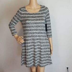 Lulu's sweater dress striped  